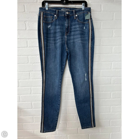 Jeans Skinny By Wild Fable In Blue Denim, Size: 12