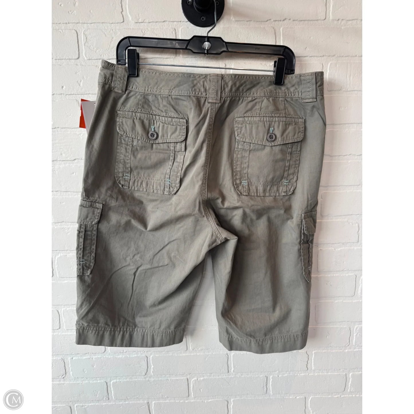 Shorts By Eddie Bauer In Green, Size: 14l
