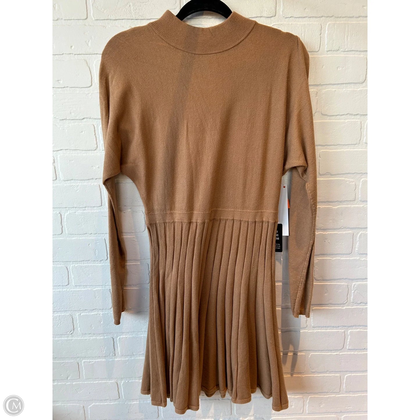 Dress Sweater By Express In Tan, Size: L