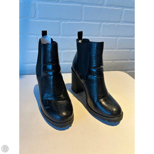 Boots Ankle Heels By Soda In Black, Size: 8