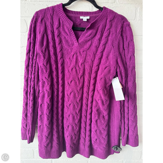 Sweater By J. Jill In Purple, Size: S
