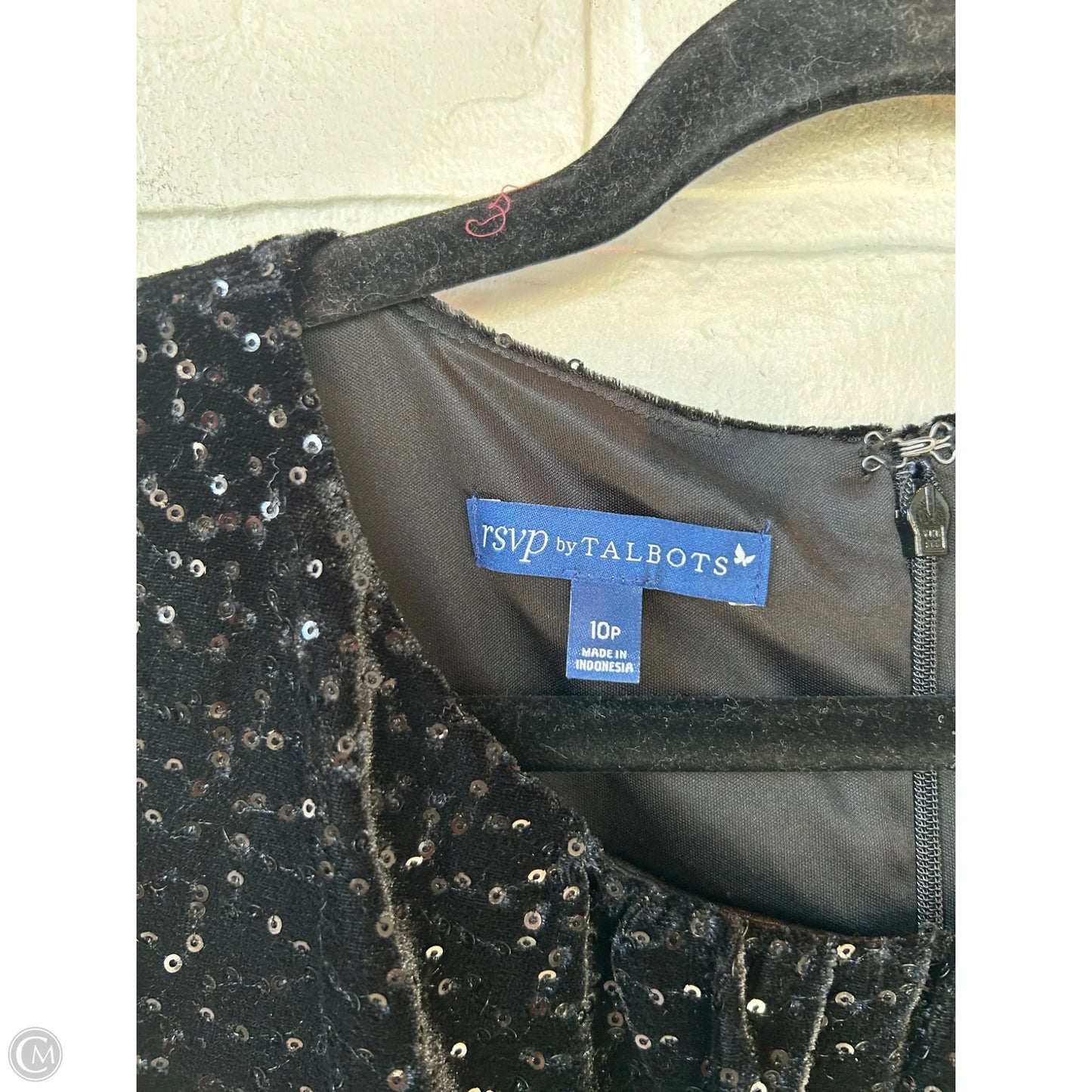 Dress Party Midi By Talbots In Black, Size: Mp