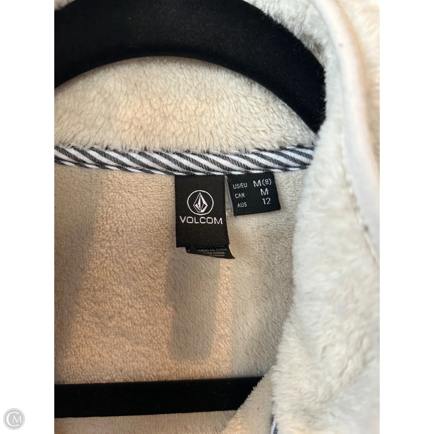 Vest Faux Fur & Sherpa By Clothes Mentor In Tan, Size: M