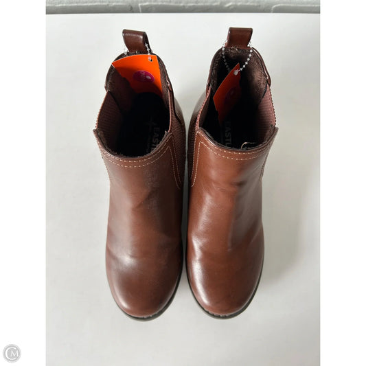 Boots Ankle Flats By Eastland In Brown, Size: 6