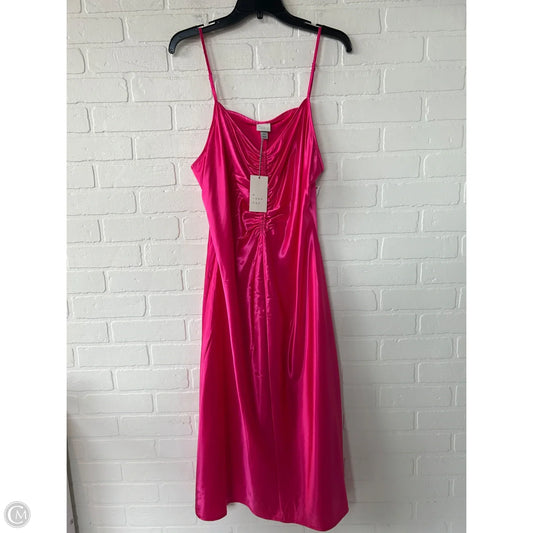 Dress Party Midi By A New Day In Pink, Size: Xxl