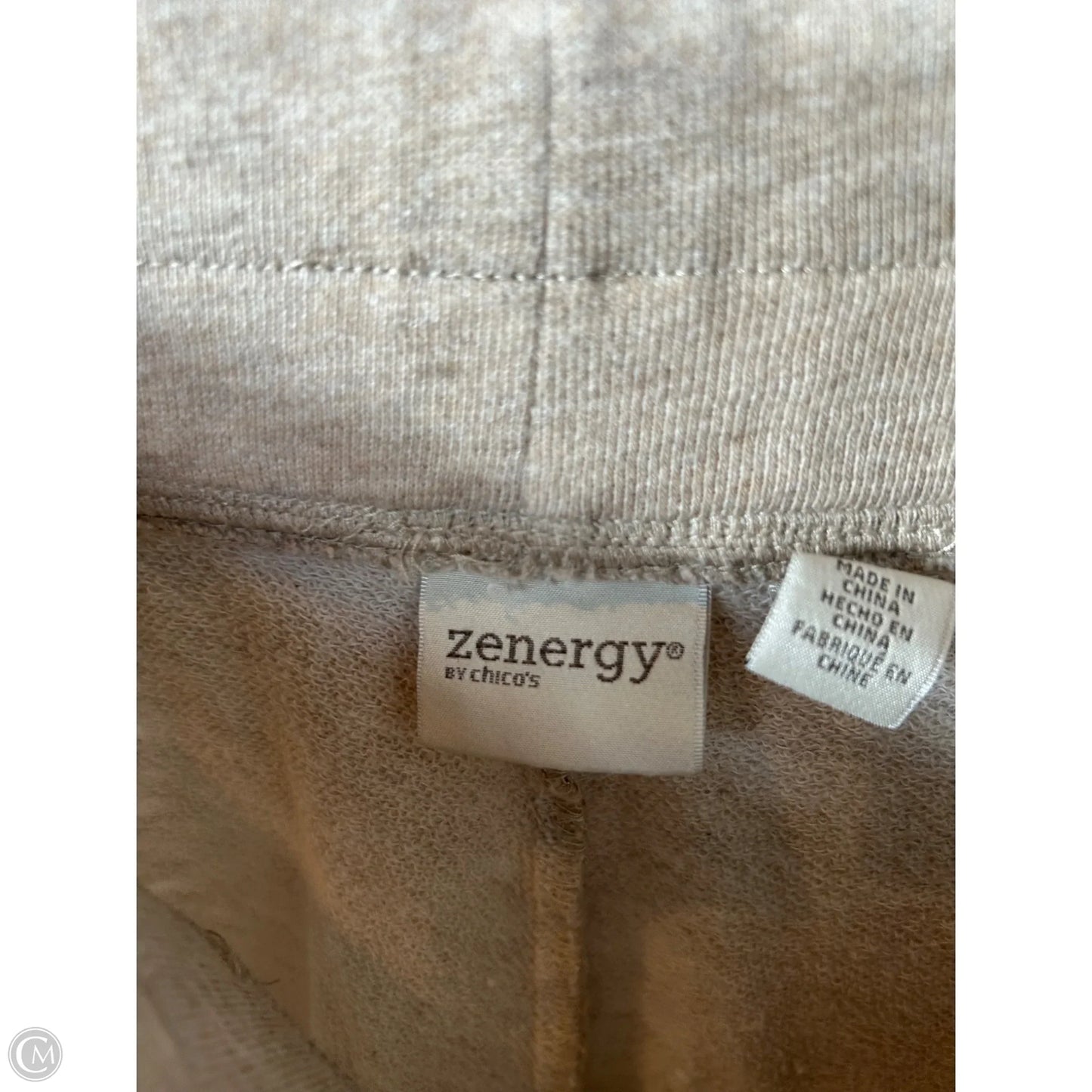 Pants Lounge By Zenergy By Chicos In Tan, Size: 4
