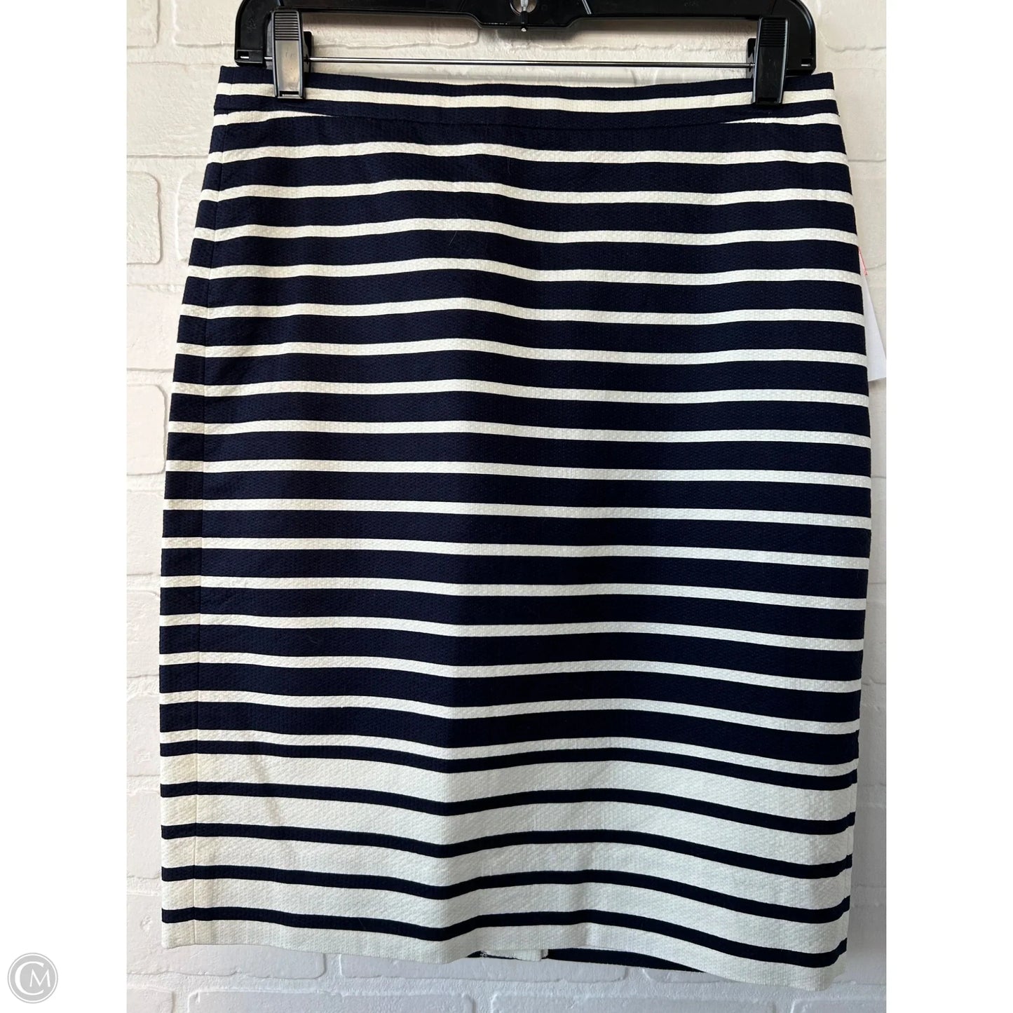 Skirt Mini & Short By J. Crew In Blue & Cream, Size: 6p