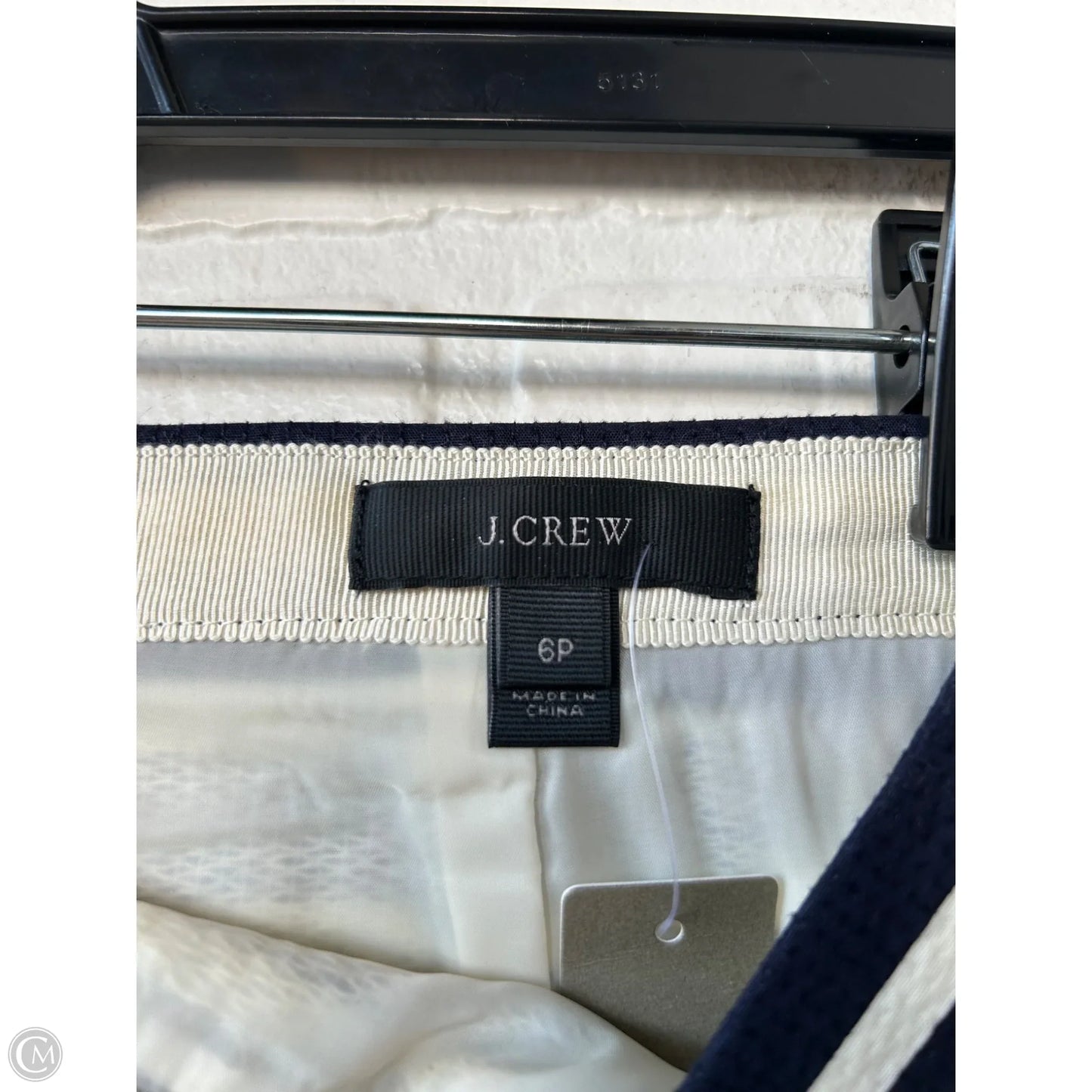 Skirt Mini & Short By J. Crew In Blue & Cream, Size: 6p