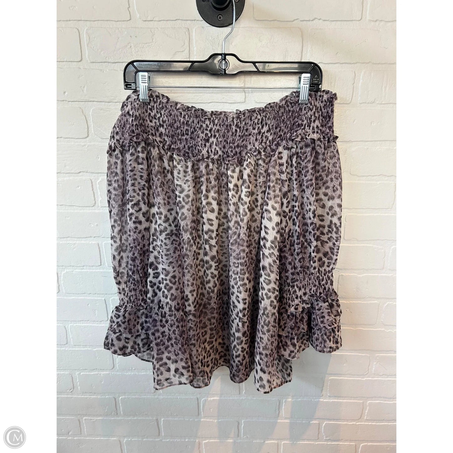 Top Long Sleeve By Entro In Purple, Size: L