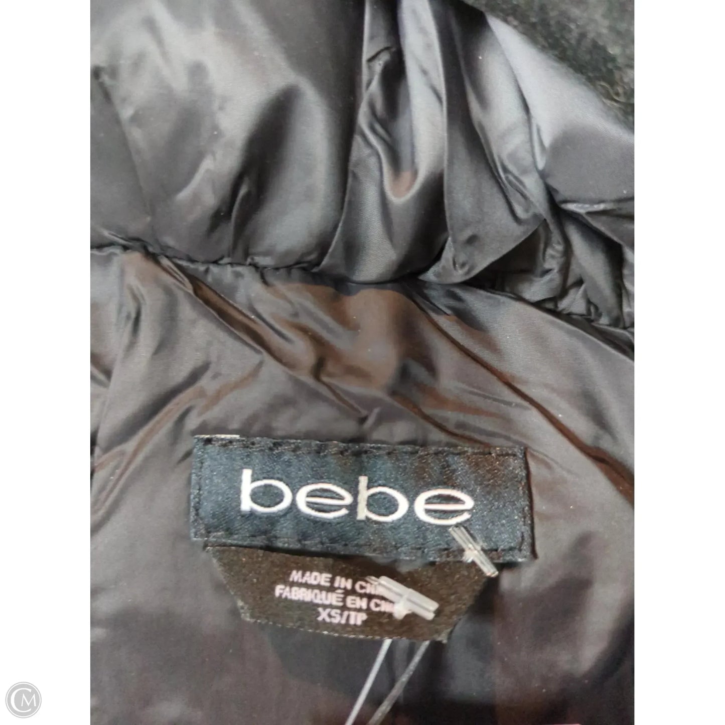 Vest Puffer & Quilted By Bebe In Black, Size: Xs