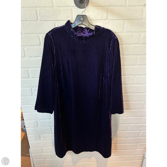 Dress Party Short By Talbots In Purple, Size: L