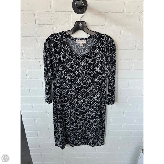 Dress Work By Michael By Michael Kors In Black & Grey, Size: M