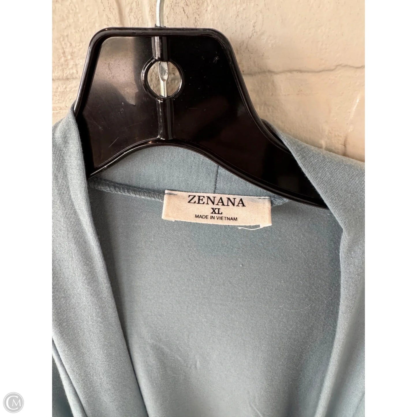 Cardigan By Zenana Outfitters In Blue, Size: Xl