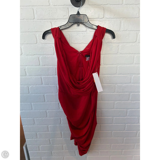 Dress Party Midi By Venus In Red, Size: M