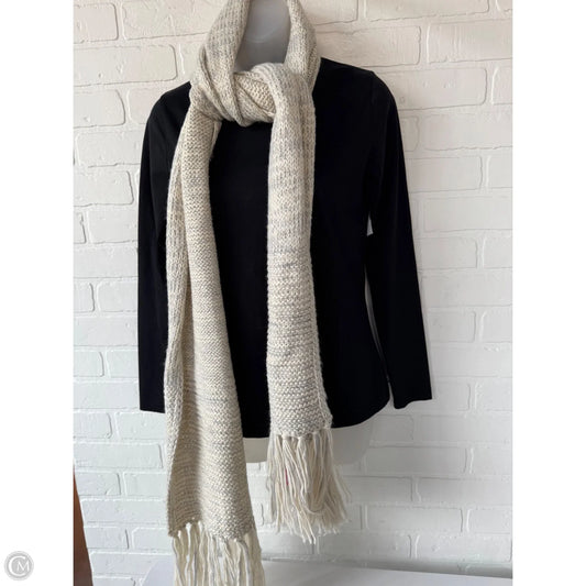 Scarf Winter By Universal Thread In Cream & Grey