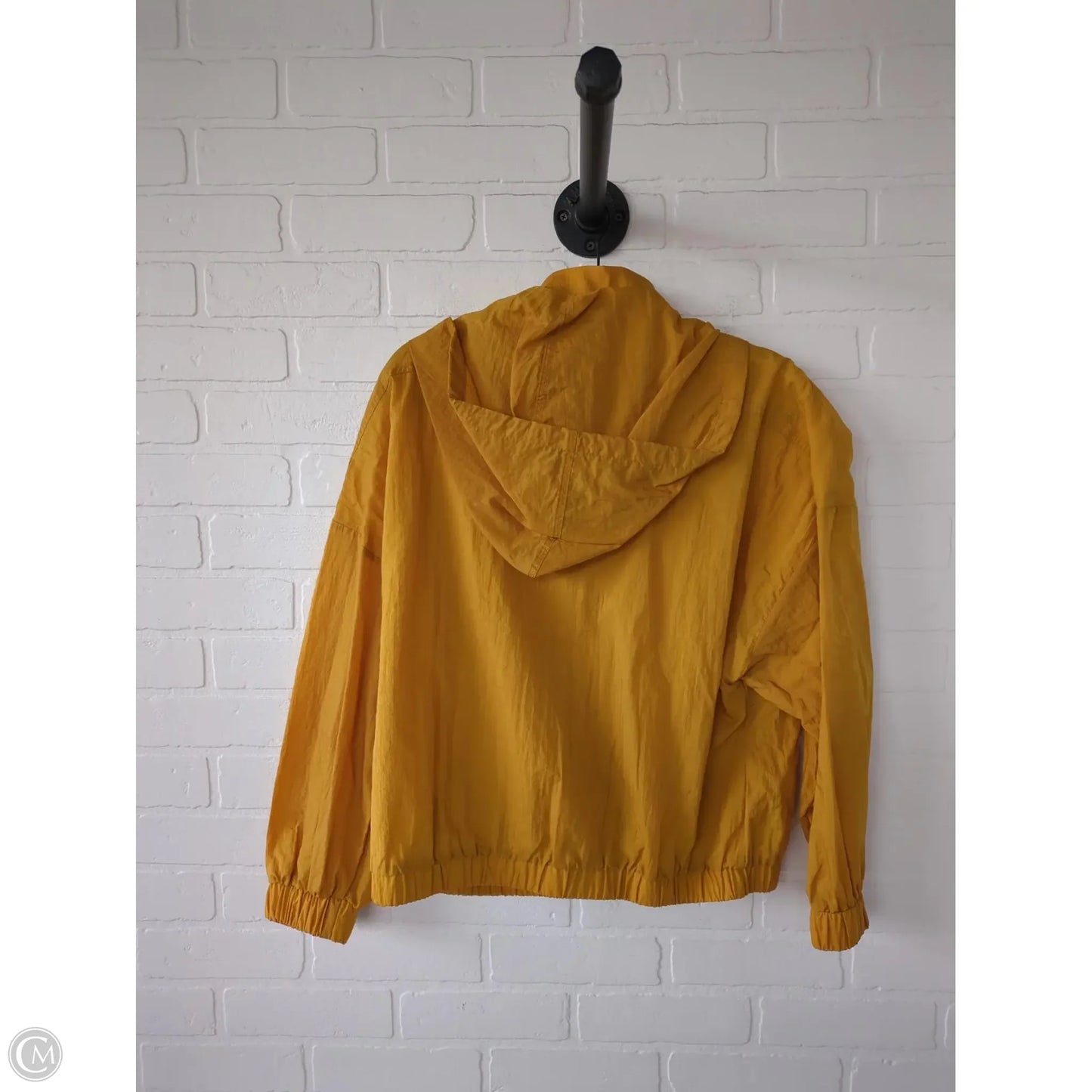 Jacket Windbreaker By Zara In Yellow, Size: L