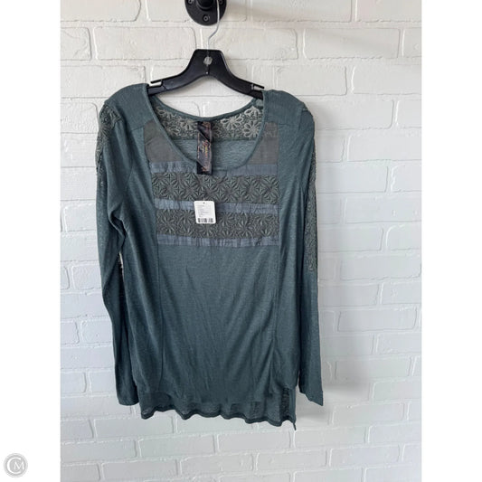 Top Long Sleeve By Free People In Green, Size: Xs