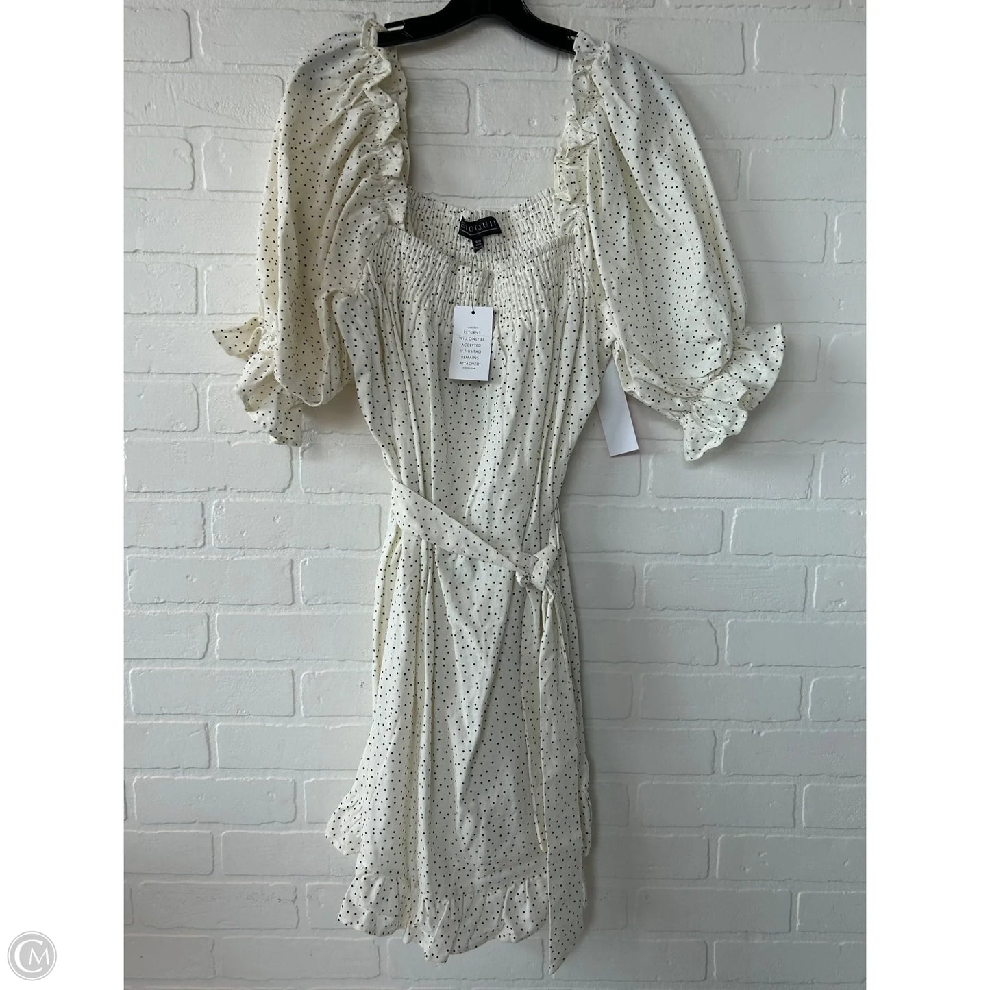 Dress Casual Short By Eloquii In Black & White, Size: 1x