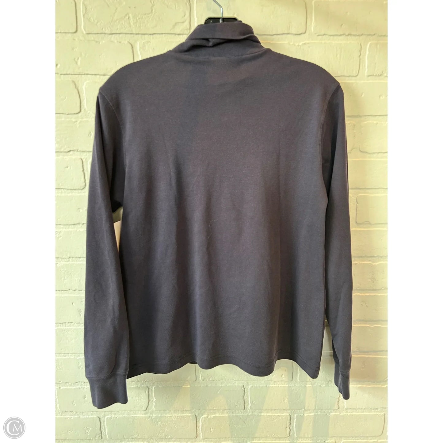 Top Long Sleeve Basic By Lands End In Blue, Size: S