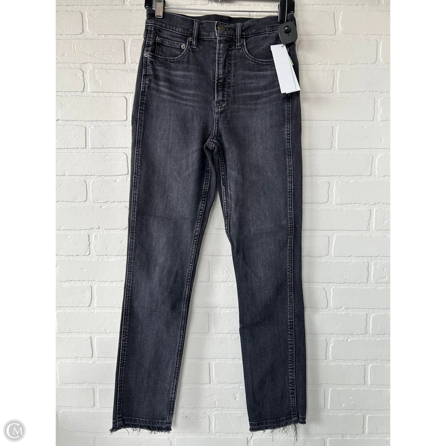 Jeans Skinny By Gap In Black Denim, Size: 4l