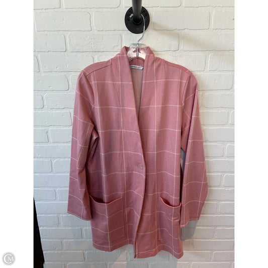Sweater Cardigan By Isaac Mizrahi Live Qvc In Pink, Size: M