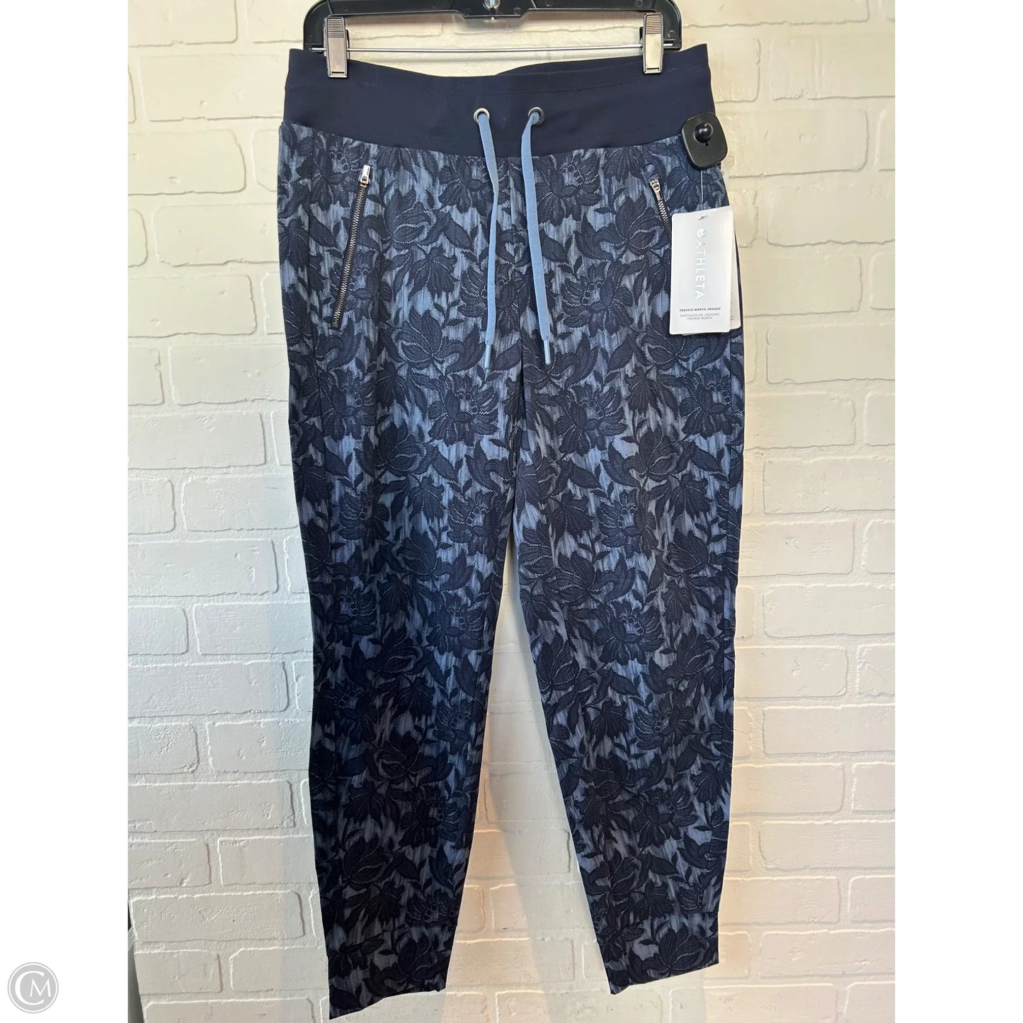 Athletic Pants By Athleta In Blue, Size: 8