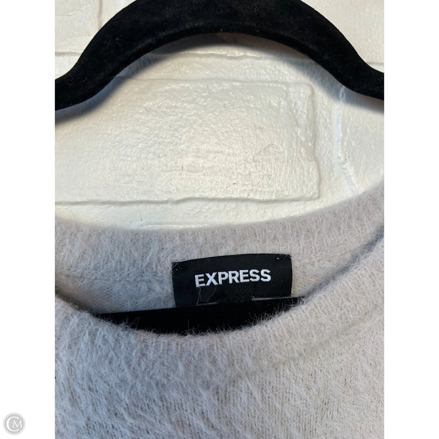 Sweater By Express In Grey, Size: L