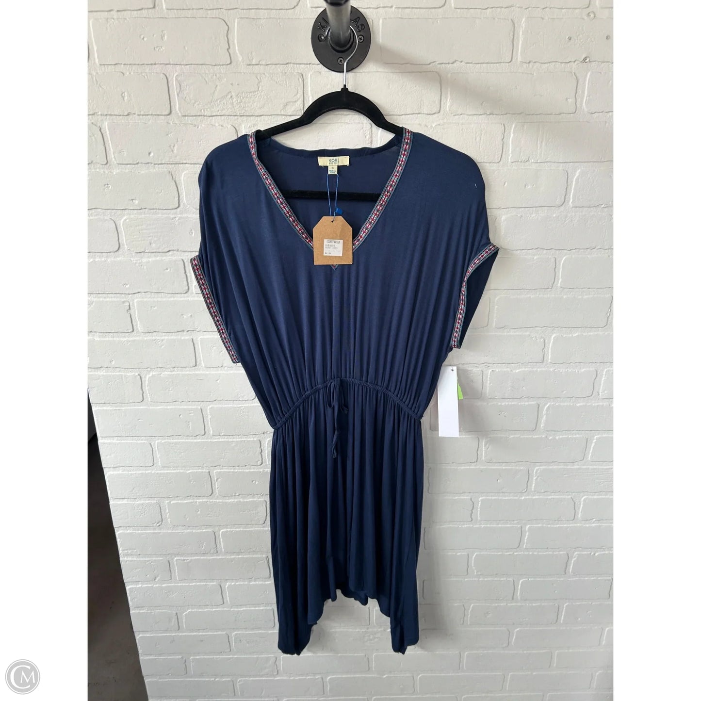 Dress Casual Short By Kori America In Blue, Size: S