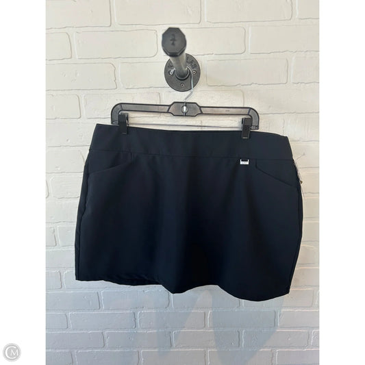 Athletic Skirt By Clothes Mentor In Black, Size: 16