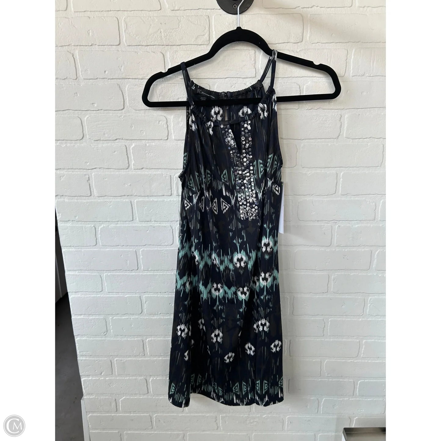 Dress Casual Short By Inc In Blue & Grey, Size: Mp
