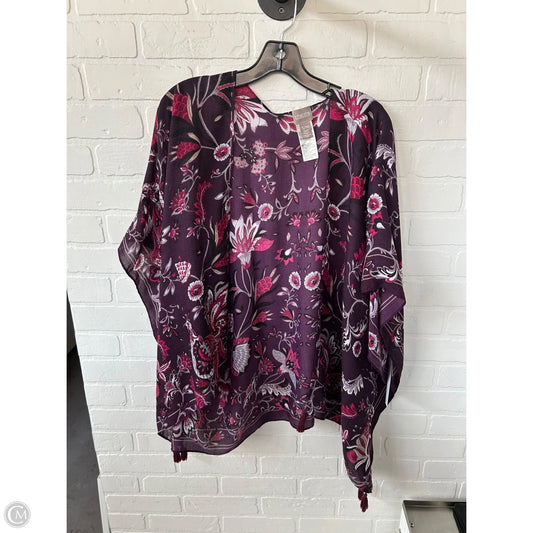 Kimono By Chicos In Purple, Size: S
