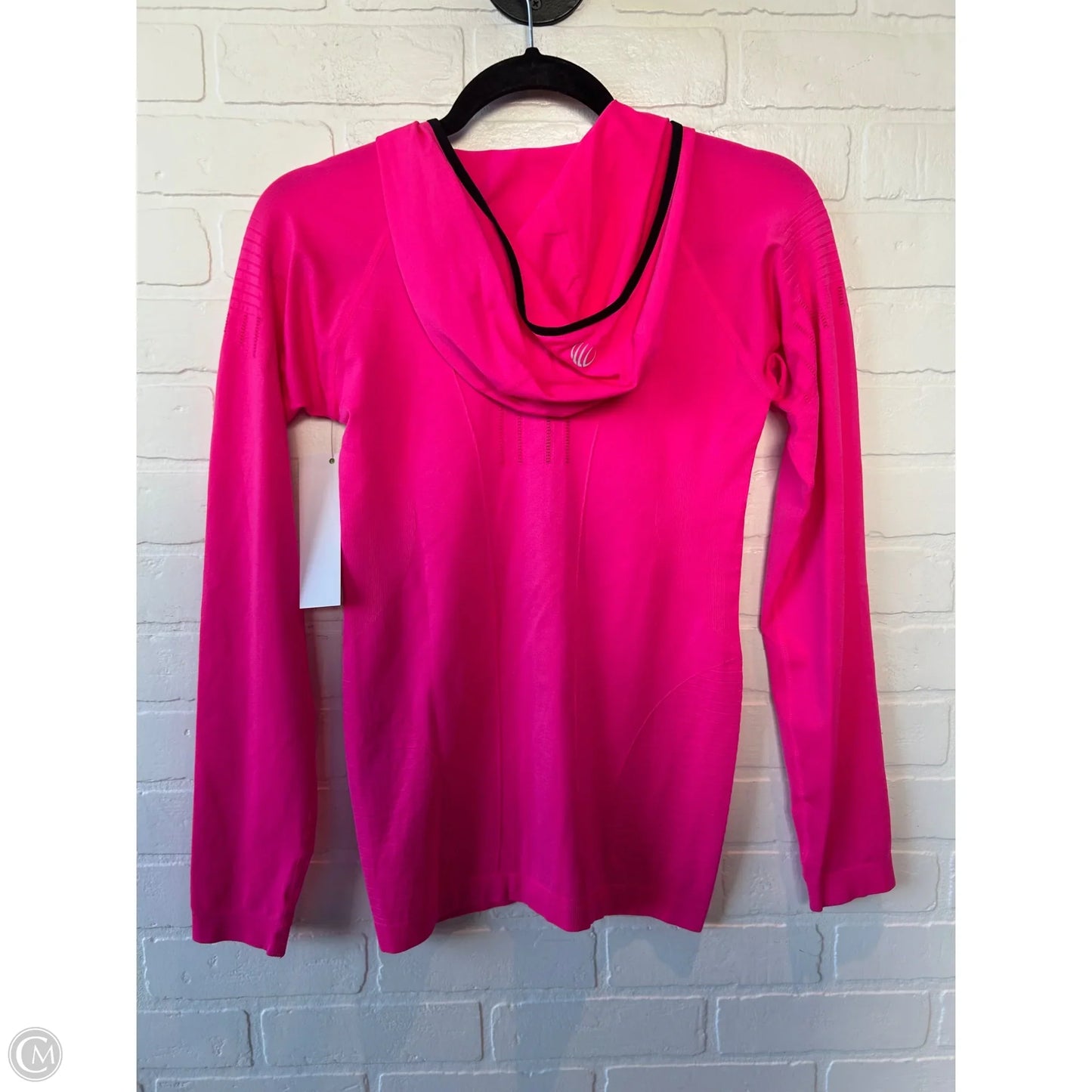 Athletic Top Long Sleeve Hoodie By Mpg In Pink, Size: S