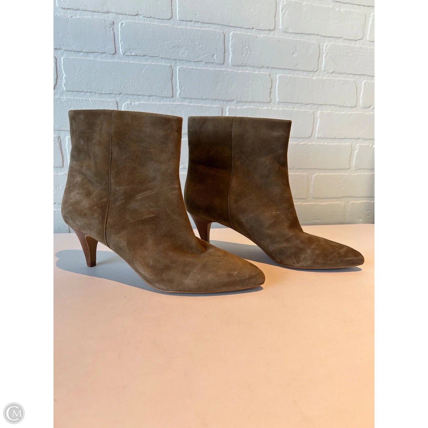 Boots Ankle Heels By Dolce Vita In Brown, Size: 9