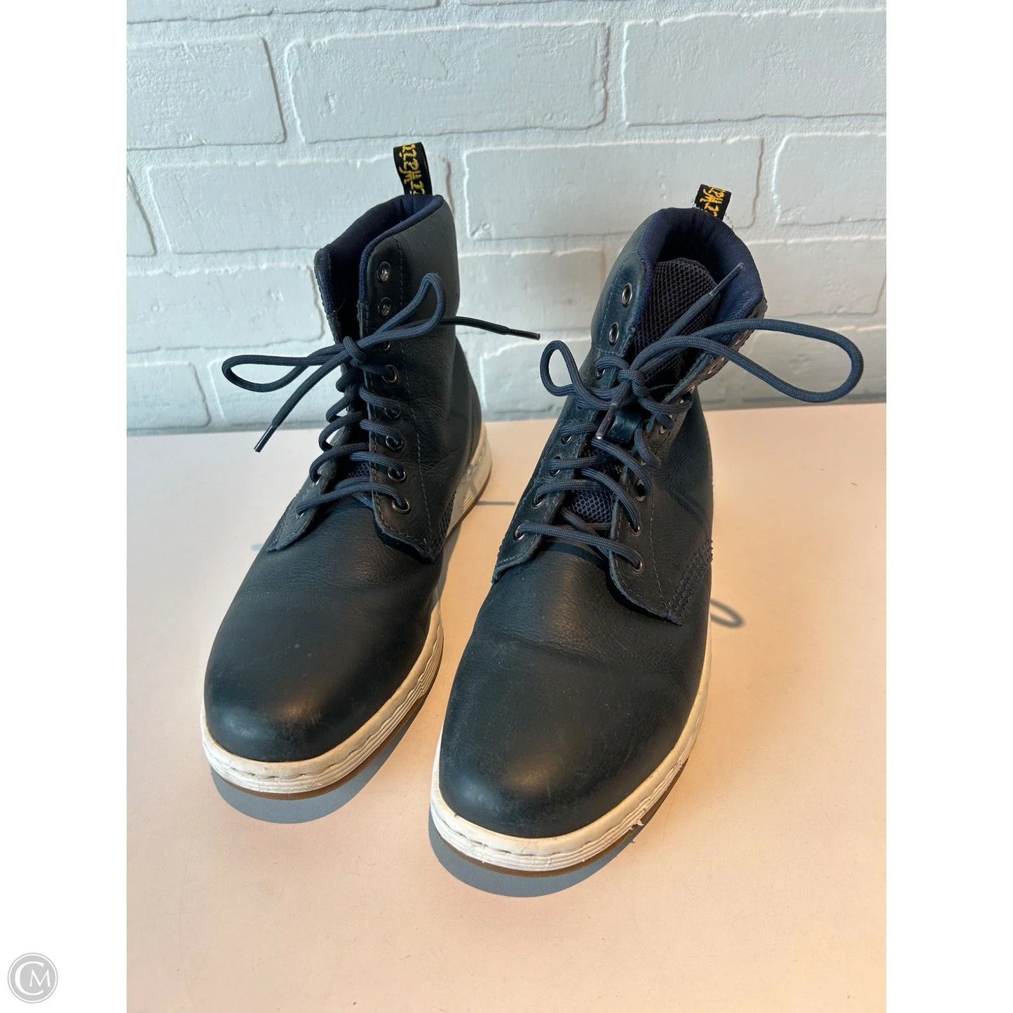 Boots Ankle Flats By Dr Martens In Blue, Size: 10