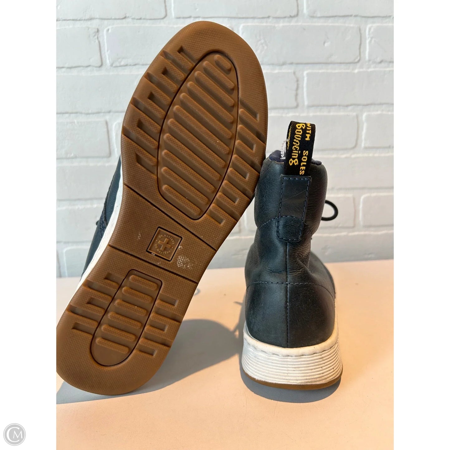 Boots Ankle Flats By Dr Martens In Blue, Size: 10