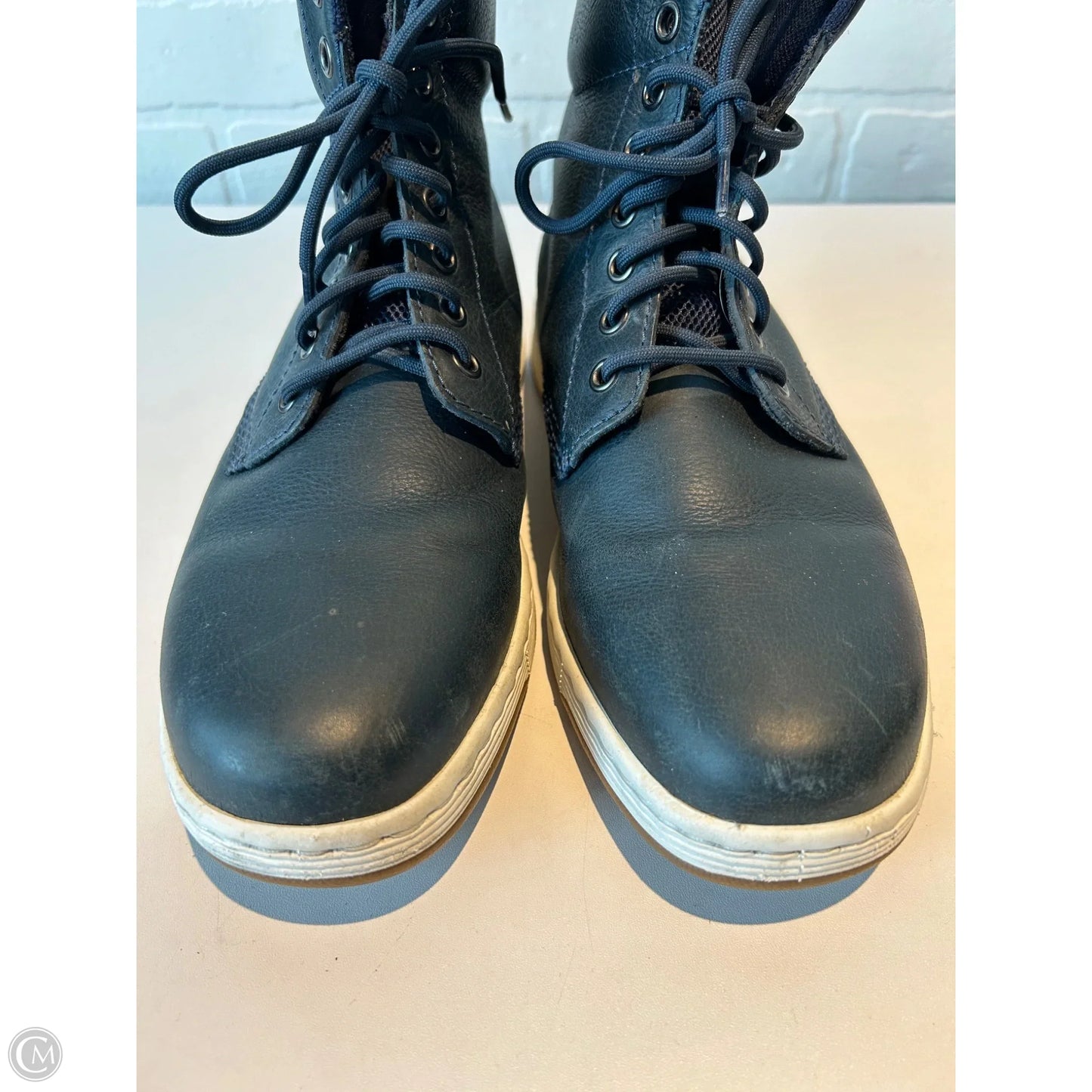 Boots Ankle Flats By Dr Martens In Blue, Size: 10