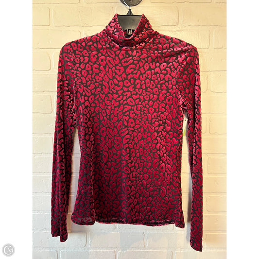 Top Long Sleeve By Rachel Roy In Black & Pink, Size: L