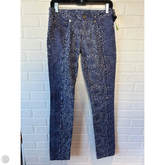 Jeans Designer By Tory Burch In Purple & White, Size: 2