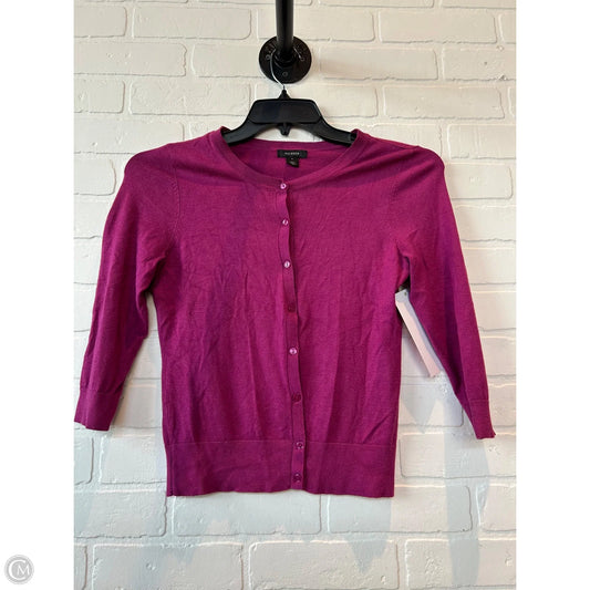 Sweater Short Sleeve By Halogen In Purple, Size: S