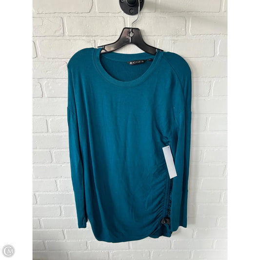 Athletic Sweatshirt Crewneck By Athleta In Blue, Size: S