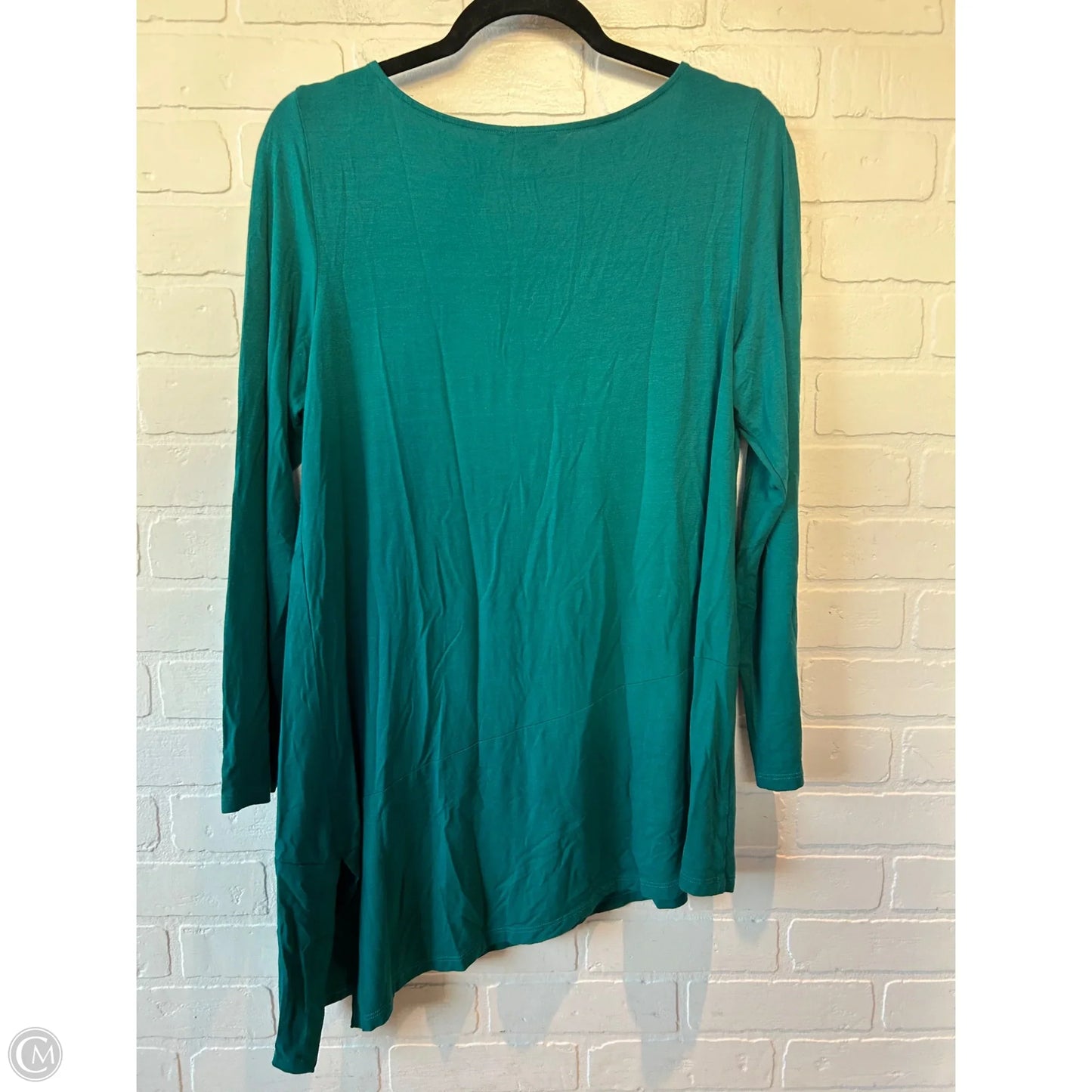 Top Long Sleeve By Eileen Fisher In Green, Size: L