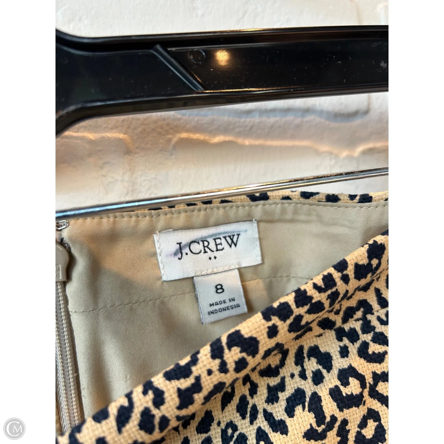 Skirt Midi By J. Crew In Blue & Brown, Size: 8