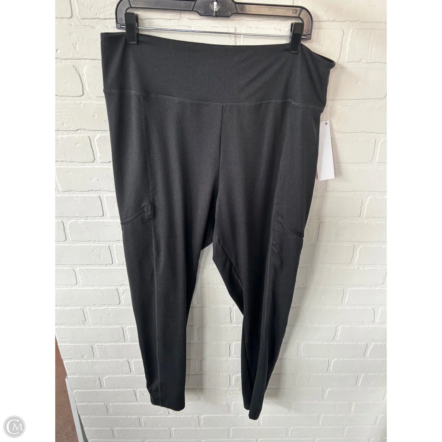 Athletic Leggings By Exofficio In Grey, Size: 16