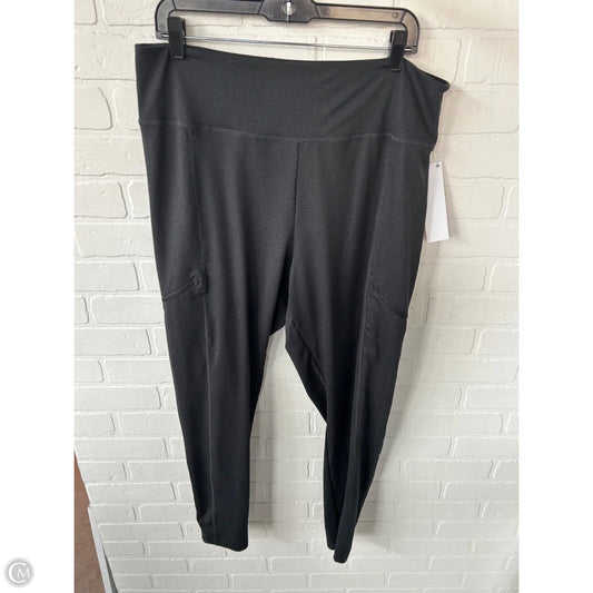 Athletic Leggings By Exofficio In Grey, Size: 16