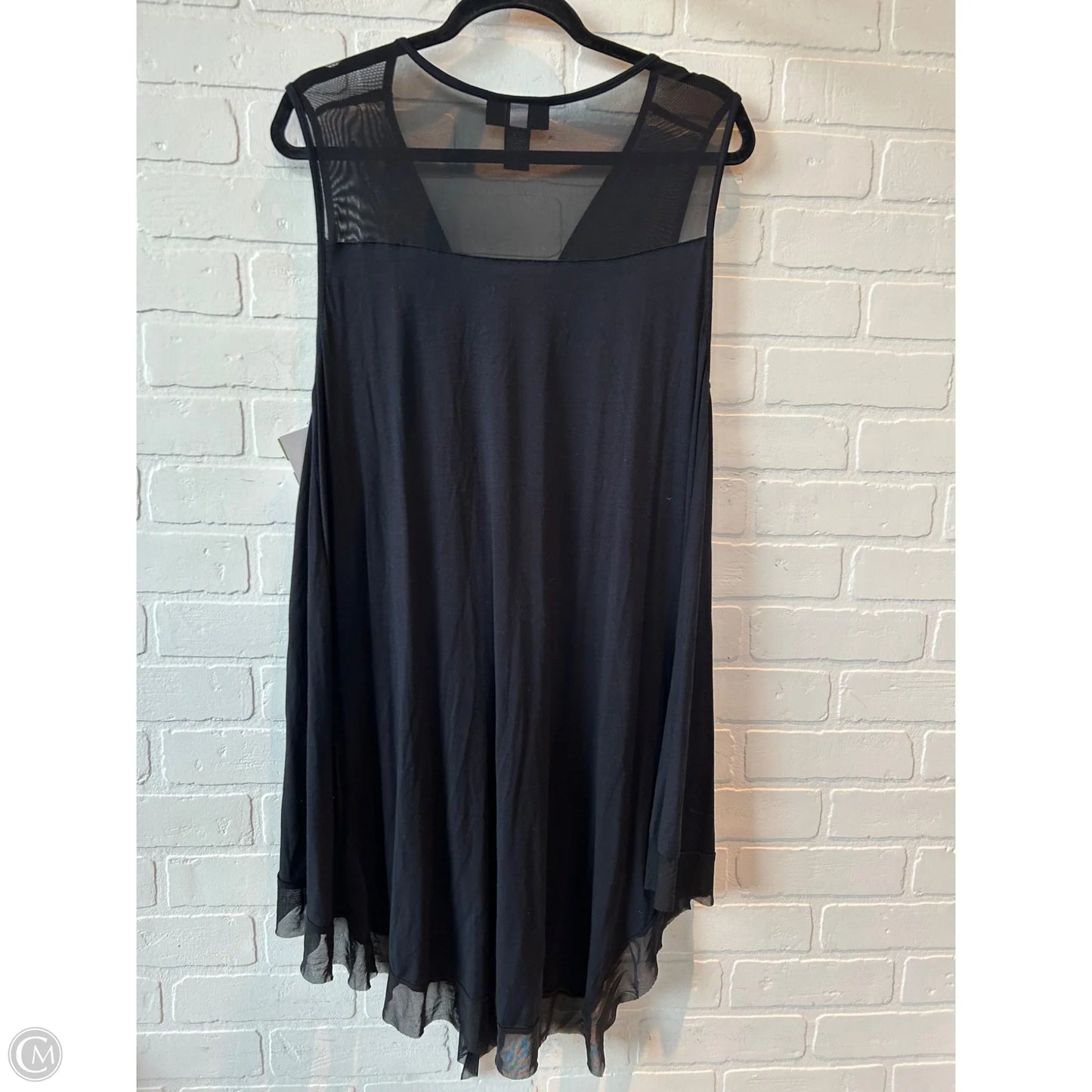 Tunic Sleeveless By Lane Bryant In Black, Size: 1x