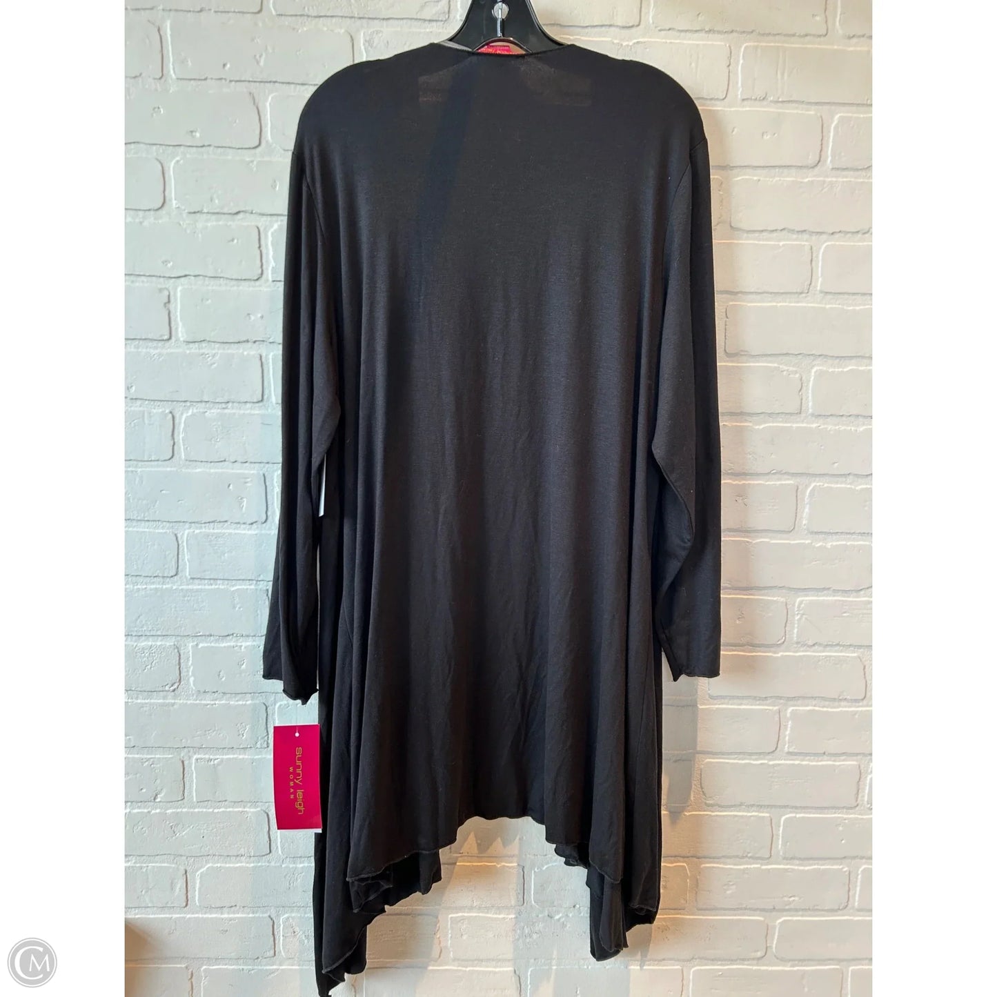 Cardigan By Sunny Leigh In Black, Size: 1x