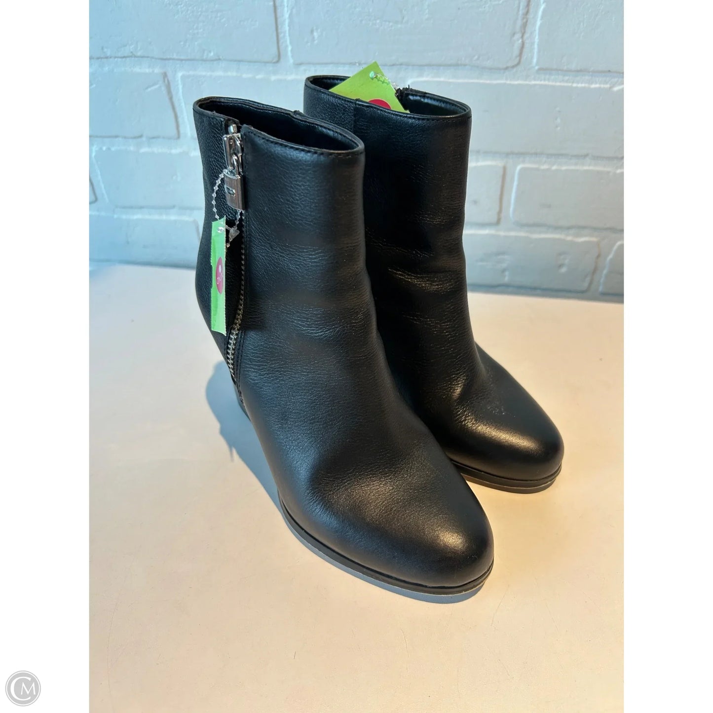Boots Ankle Heels By Michael By Michael Kors In Black, Size: 7