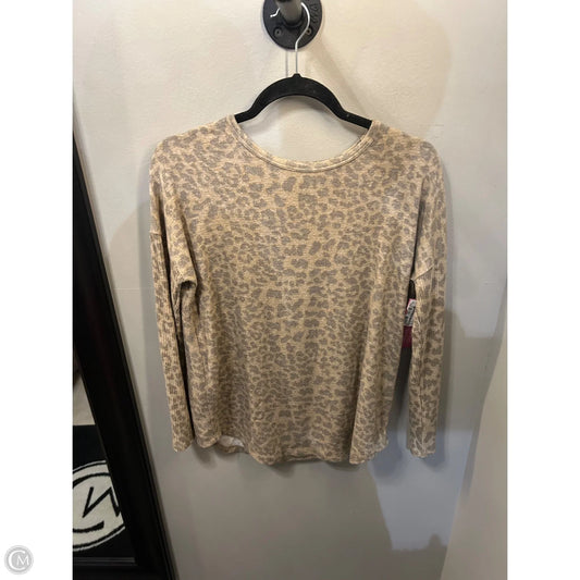 Top Long Sleeve By Buffalo David Bitton In Animal Print, Size: S