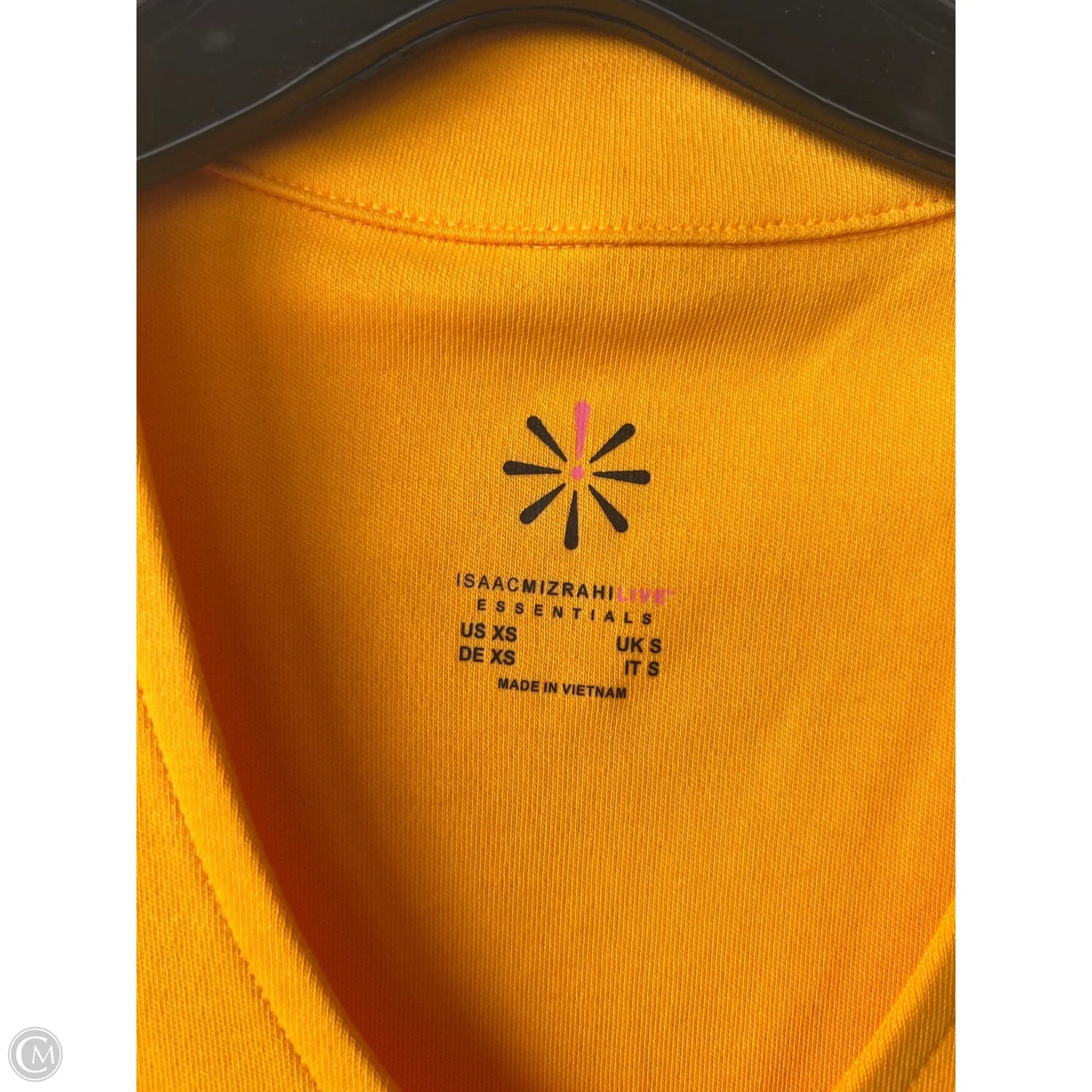 Top Sleeveless Basic By Isaac Mizrahi Live Qvc In Orange, Size: Xs