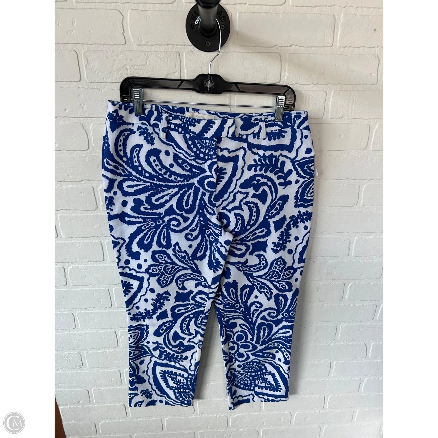 Pants Other By Chicos In Blue & White, Size: 6